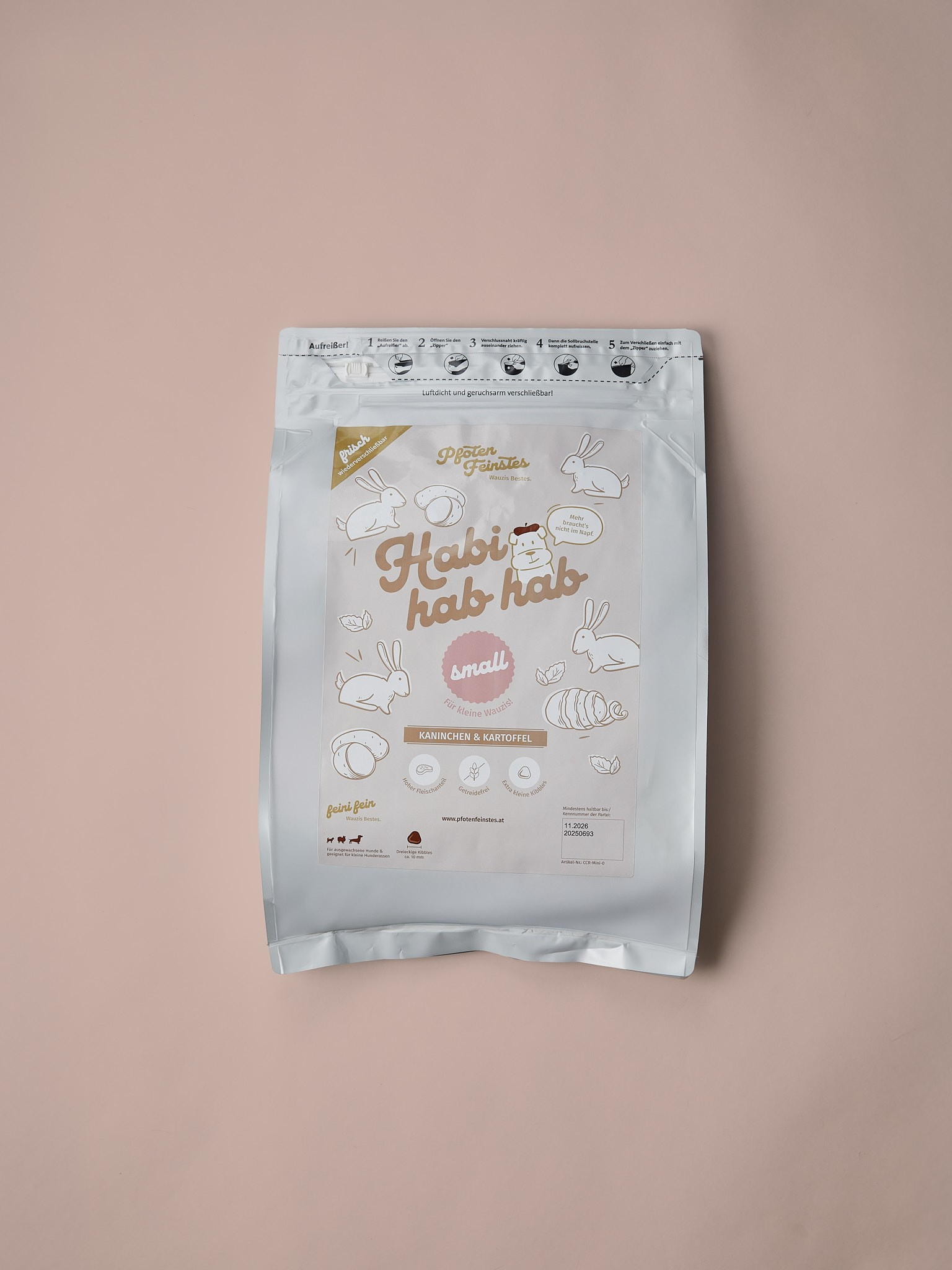 Kaninchen Trockenfutter für kleine Hunde – hypoallergen und ideal bei empfindlichem Magen