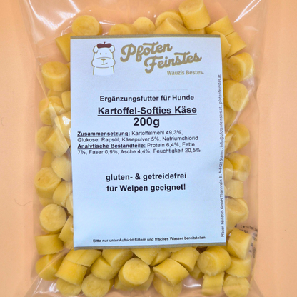 Hundesnack mit Kartoffel und Käse – weiche Softies für Training und Belohnung