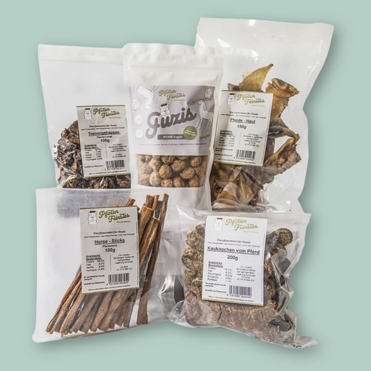 Hypoallergenes Pferde Snack Bundle für Hunde
