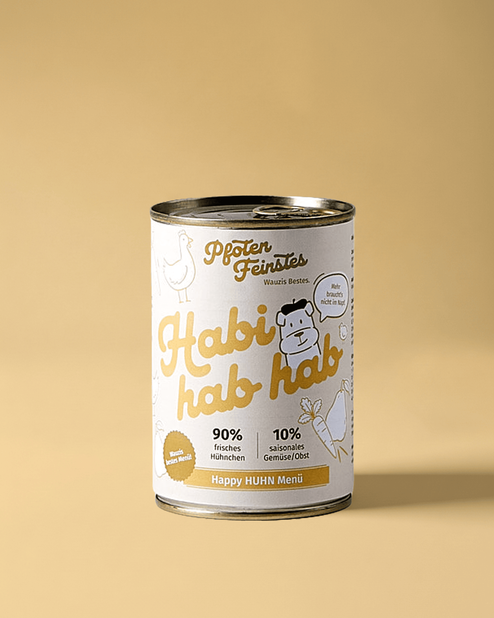 Leicht verdauliches Nassfutter für Hunde mit 90 % Huhn – ideal für empfindliche Verdauung