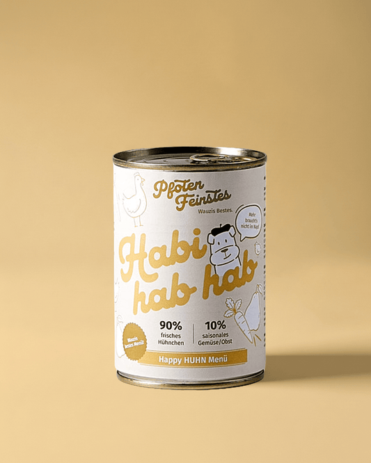 Leicht verdauliches Nassfutter für Hunde mit 90 % Huhn – ideal für empfindliche Verdauung