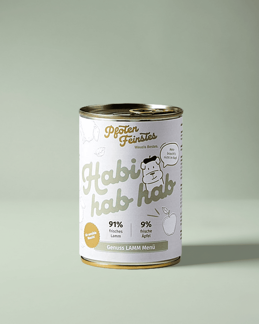 Nassfutter für Hunde mit Lamm – gut verträgliches Menü für sensible Hunde