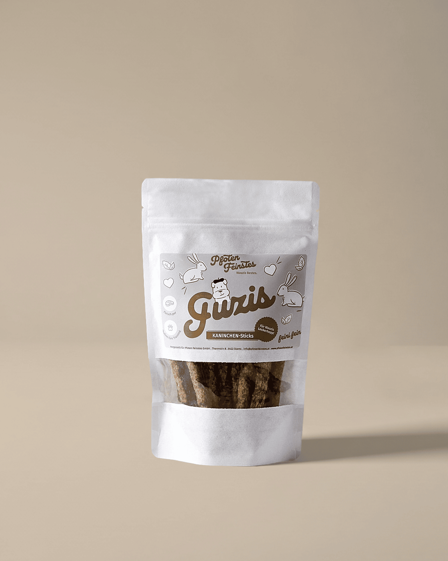 KANINCHEN-Sticks Hundesnack – hypoallergen & ideal für Training