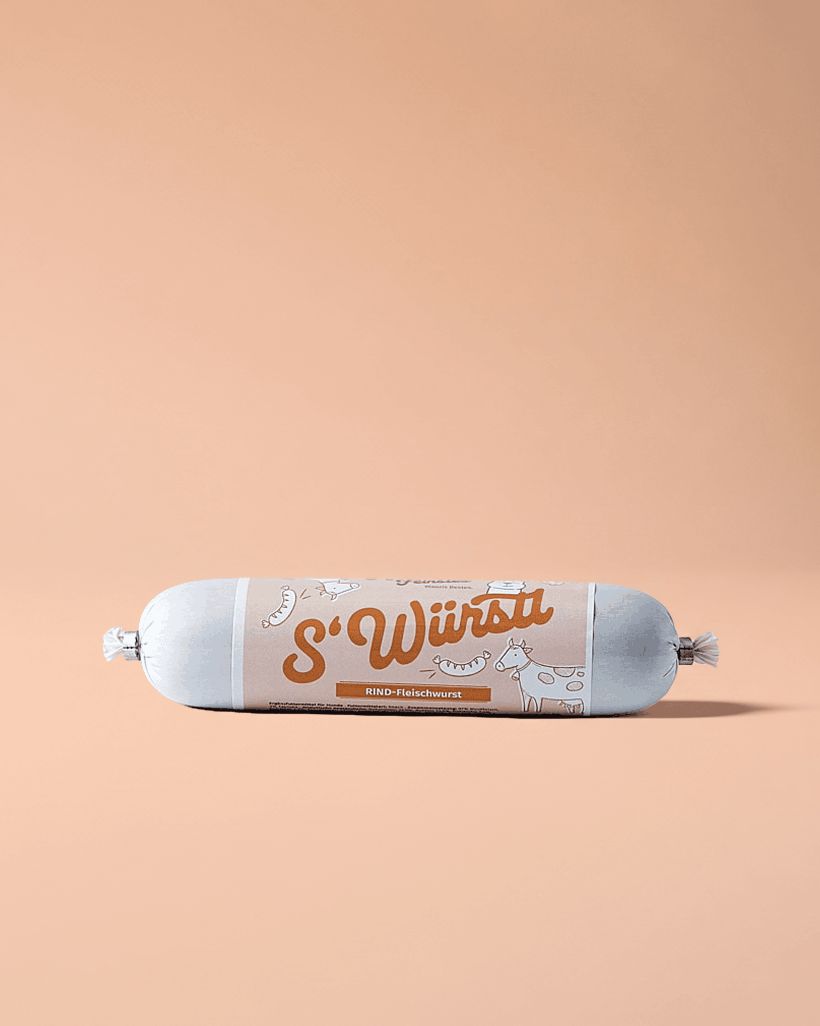 Rind Fleischwurst für Hunde – proteinreicher Trainingssnack und ideale Belohnung