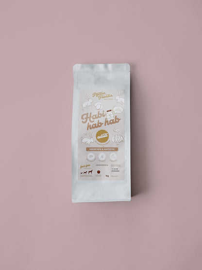 Hypoallergenes Trockenfutter für Hunde mit Kaninchen und Kartoffel – Single Protein