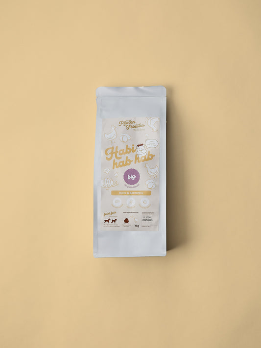 Trockenfutter für große Hunde mit Huhn und Kartoffel – große Kroketten und ausgewogene Ernährung