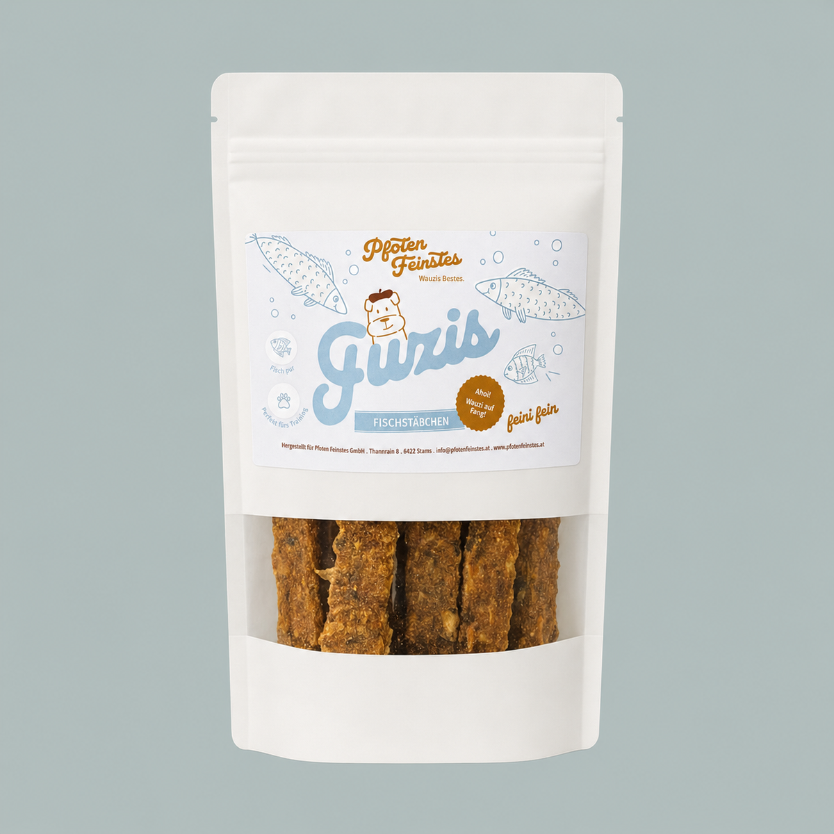 FISCHSTÄBCHEN Hundesnacks bestehend aus Lachs