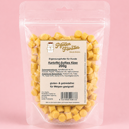 Kartoffel Käse Softies für Hunde – weicher Trainingssnack und ideale Belohnung